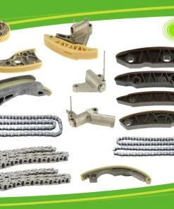 HJL Autoparts Timing Chain Kit Replacement For For AUDI A6 Quattro Allroad S4 4.2L V8 BNK BHF BAT BAS 2003-2009 - #HJ-01019