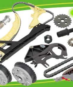 HJL Autoparts Timing Chain Kit+2 VVT Gear+Oil Pump Chain Set For BMW N42 N46 E87 E90 318i 520i X1 X3 - #HJ-02007-FV