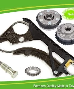 HJL Autoparts Timing Chain Kit + 2 VVT(Inlet+Outlet)Adjuster For BMW N54 135i 335i 528i X6 Z4 - #HJ-02713-V