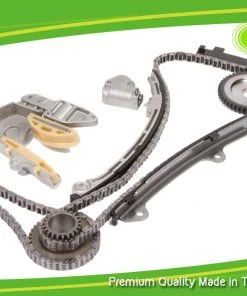 HJL Autoparts Timing Chain Kit Fits 2002-2006 Nissan Altima Sentra 2.5L DOHC Engine:QR25DE With Gears - #HJ-49180