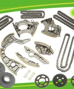 HJL Autoparts Timing Chain Kit For AUDI S5 A6 S6 A8 Q7 VW TOUAREG 4.2L V8 5.2L W/Gears - #HJ-01018