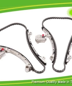 HJL Autoparts Timing Chain Kit Fits 02-10 Infiniti FX45 M45 Q45 4.5L V8 VK45DE W/ Tensioner - #HJ-49169-A