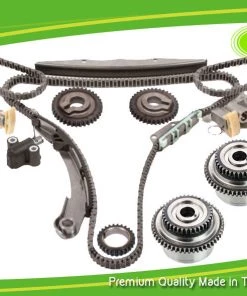 HJL Autoparts Timing Chain Kit Fit Nissan Pathfinder Xterra Frontier 4.0L VQ40DE W/2 Intake VVT Gears - #HJ-49178-V