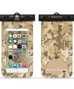 HJL Autoparts Camo Waterproof Underwater Pouch Bag Dry Case Cover+Compass For Cell Phone Fun - #MOBIL-20000 SMART ACCESSORY