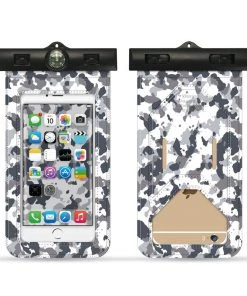 HJL Autoparts Camo Waterproof Underwater Pouch Bag Dry Case Cover+Compass For Cell Phone Fun - #MOBIL-20000 SMART ACCESSORY