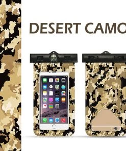 HJL Autoparts Camo Waterproof Underwater Pouch Bag Dry Case Cover+Compass For Cell Phone Fun - #MOBIL-20000 SMART ACCESSORY