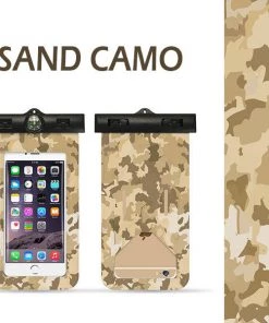 HJL Autoparts Camo Waterproof Underwater Pouch Bag Dry Case Cover+Compass For Cell Phone Fun - #MOBIL-20000 SMART ACCESSORY