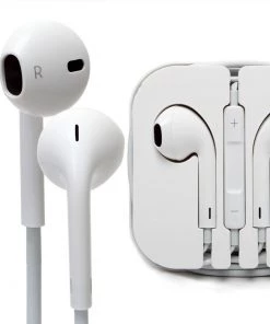 HJL Autoparts SMART ACCESSORY New Earphones EarBuds For IPhone 4 5 6 With Microphone And Volume Control - #AE-5601