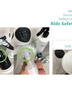 HJL Autoparts SMART ACCESSORY 8PCS HDPE Plastic Spray Bottles 16oz SAFETY SWITCH 1oz Alcohol Botellas De Spray - #SPRAY-330P0