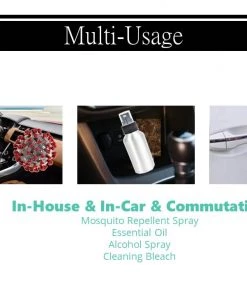 HJL Autoparts SMART ACCESSORY 8PCS HDPE Plastic Spray Bottles 16oz SAFETY SWITCH 1oz Alcohol Botellas De Spray - #SPRAY-330P0