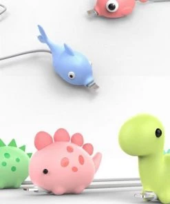HJL Autoparts 12PCS Cable Bites Animals Phone Cable Protector Cord Cute Animal Phone Accessory Protects Cable Accessory - #MOBIL-21120 SMART ACCESSORY