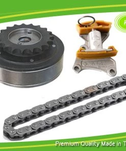 HJL Autoparts Camshaft Adjuster+Timing Chain+Tensioner Kit For VW Eos Jetta Passat Audi A3 A4 2.0L - #HJ-24034-V