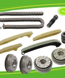 HJL Autoparts MERCEDES BENZ Timing Chain Kit +Full Set 4pcs Camshaft VVT Adjuster For Mercedes-Benz M272 M273 E500 GL450 Vito GLK350 Sprinter - #HJ-32072-V